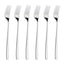 12 pieces of mirror-polished cutlery set, top food grade stainless steel silverware fork, dessert salad fruit fork, cutlery fork - Slobuy