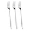 12 pieces of mirror-polished cutlery set, top food grade stainless steel silverware fork, dessert salad fruit fork, cutlery fork - Slobuy