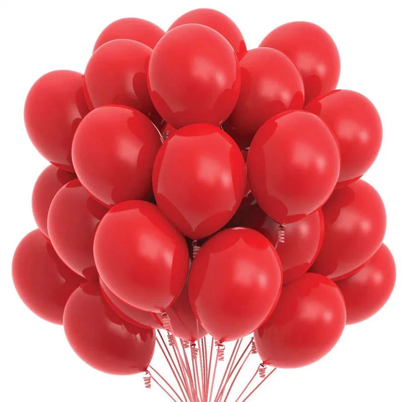 10/20/30/50pc 10/12inch Gold Black Pink Helium Latex Balloons Birthday Party Adult Wedding Decorations Baby Shower Kids Balloon - Slobuy