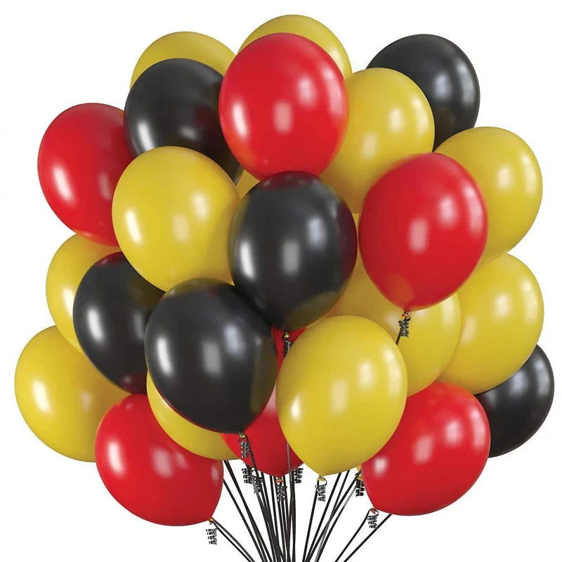10/20/30/50pc 10/12inch Gold Black Pink Helium Latex Balloons Birthday Party Adult Wedding Decorations Baby Shower Kids Balloon - Slobuy