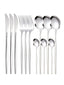 12pc Thin stainless steel cutlery set Portugal steak knife and fork dessert spoon coffee spoon - Slobuy