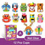 12pcs Children 3D DIY handmade Paper Cups Sticker Material Kit Whole Set Kids Kindergarten School Art Craft Educational Toys GYH - Slobuy