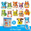 12pcs Children 3D DIY handmade Paper Cups Sticker Material Kit Whole Set Kids Kindergarten School Art Craft Educational Toys GYH - Slobuy