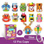 12pcs Children 3D DIY handmade Paper Cups Sticker Material Kit Whole Set Kids Kindergarten School Art Craft Educational Toys GYH - Slobuy