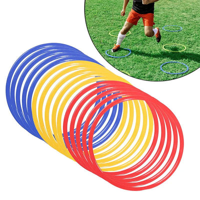 Durable Agility Training Rings Portable 5/12pcs Football Soccer Speed Agility Training Rings Sport futbol Training Equipment - Slobuy