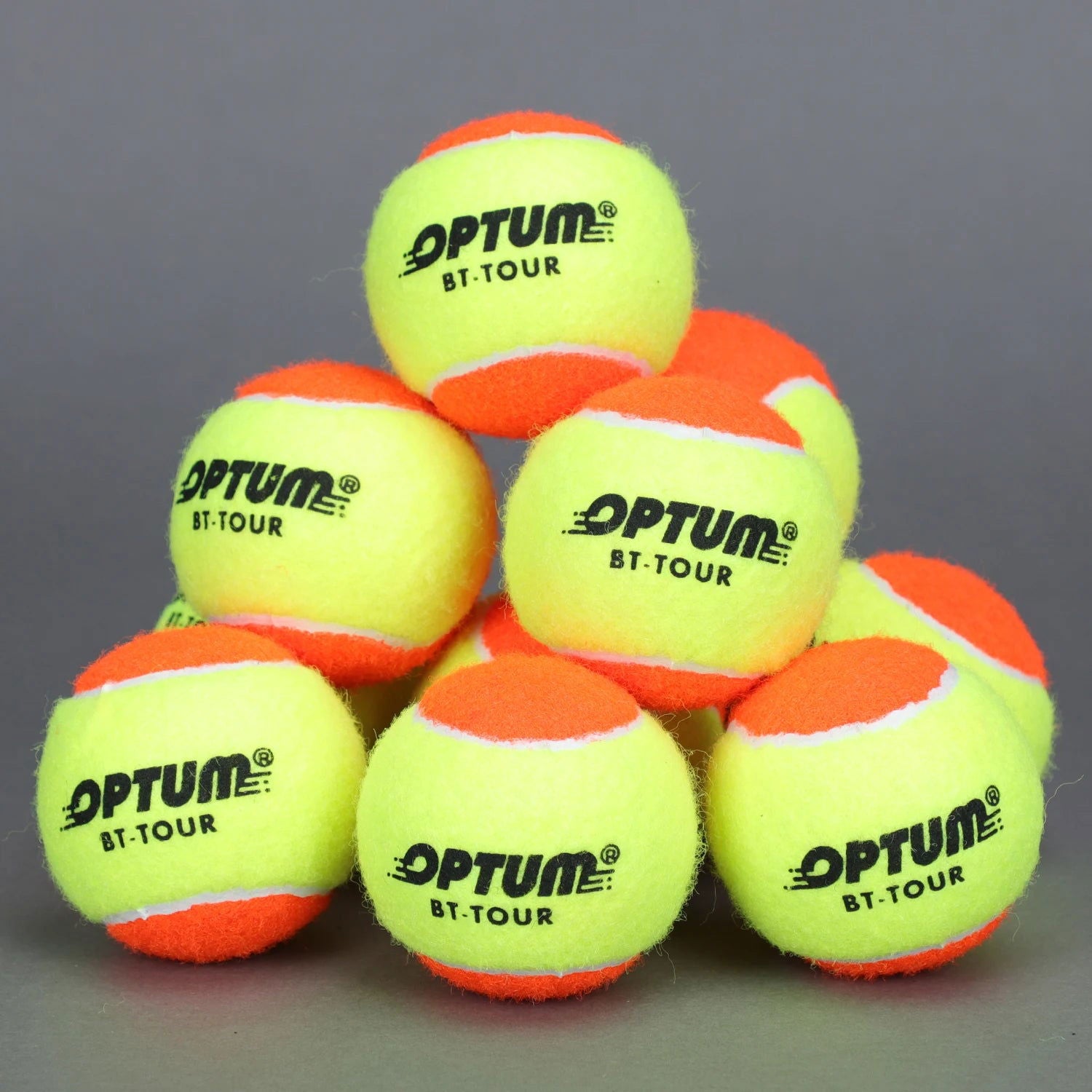 12pcs OPTUM BT-TOUR 50% Pressure Beach Tennis Balls With Mesh Shoulder Bag - Slobuy