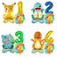 12pcs Pokemon Pikachu Balloon Set Children's Party Decoration Charmander Squirtle Bulbasaur Birthday Foil Balloon Gift Doll Toy - Slobuy