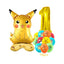 12pcs Pokemon Pikachu Balloon Set Children's Party Decoration Charmander Squirtle Bulbasaur Birthday Foil Balloon Gift Doll Toy - Slobuy