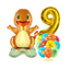 12pcs Pokemon Pikachu Balloon Set Children's Party Decoration Charmander Squirtle Bulbasaur Birthday Foil Balloon Gift Doll Toy - Slobuy