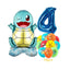 12pcs Pokemon Pikachu Balloon Set Children's Party Decoration Charmander Squirtle Bulbasaur Birthday Foil Balloon Gift Doll Toy - Slobuy