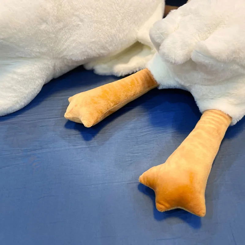 50/130CM Hot Goose Plush Stuffed Soft Duck Sleeping Pillow Sofa Cushion Kids Girlfriend Birthday Gift - Slobuy