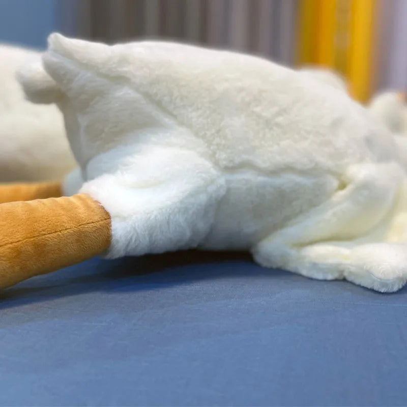 50/130CM Hot Goose Plush Stuffed Soft Duck Sleeping Pillow Sofa Cushion Kids Girlfriend Birthday Gift - Slobuy