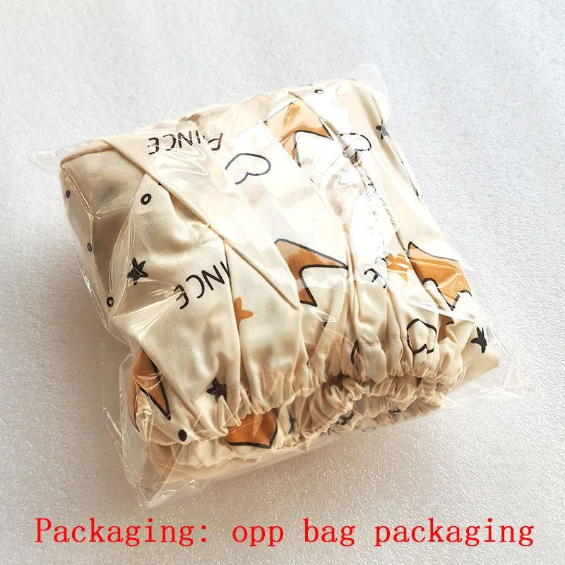 130cm*70cm Cotton Crib Fitted Sheets Soft Baby Bed Mattress Covers Printed Newborn Infant Bedding Set Kids Mini Cot Sheet - Slobuy