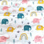 130cm*70cm Cotton Crib Fitted Sheets Soft Baby Bed Mattress Covers Printed Newborn Infant Bedding Set Kids Mini Cot Sheet - Slobuy