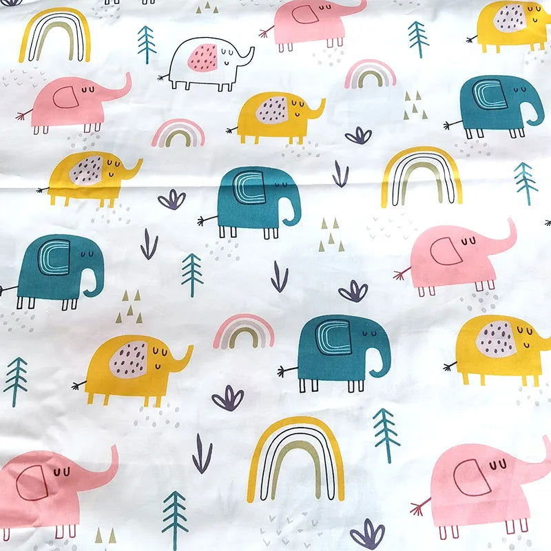 130cm*70cm Cotton Crib Fitted Sheets Soft Baby Bed Mattress Covers Printed Newborn Infant Bedding Set Kids Mini Cot Sheet - Slobuy