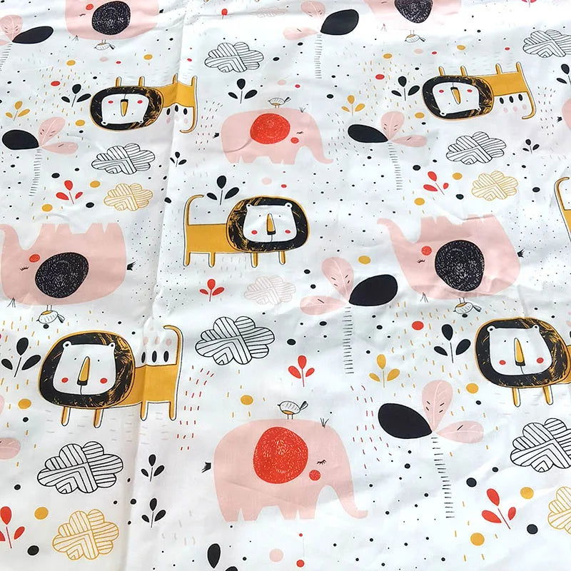 130cm*70cm Cotton Crib Fitted Sheets Soft Baby Bed Mattress Covers Printed Newborn Infant Bedding Set Kids Mini Cot Sheet - Slobuy