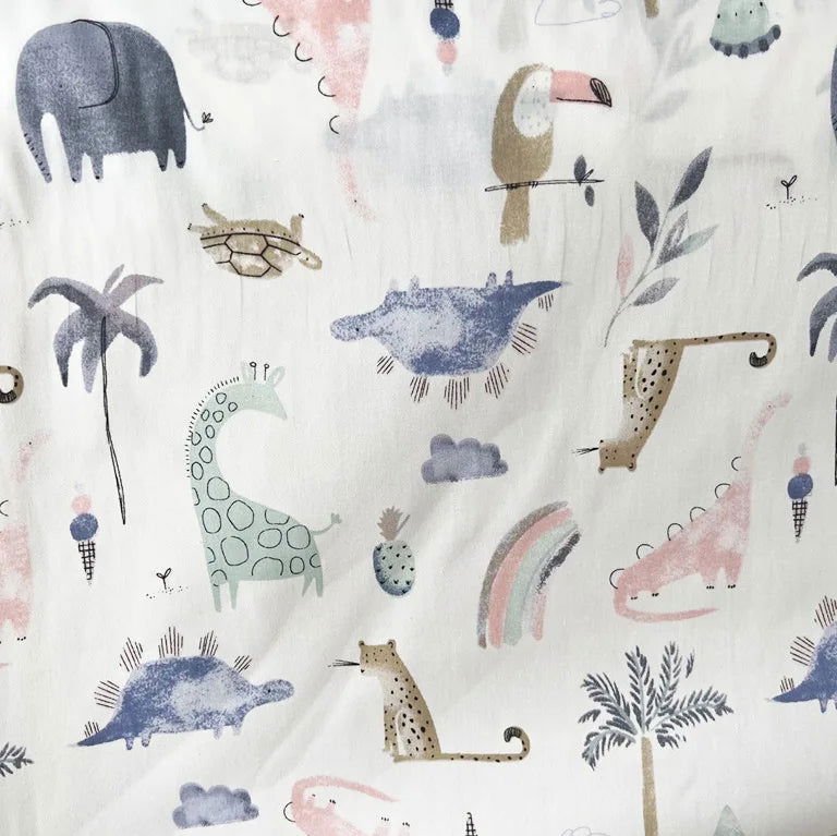 130cm*70cm Cotton Crib Fitted Sheets Soft Baby Bed Mattress Covers Printed Newborn Infant Bedding Set Kids Mini Cot Sheet - Slobuy