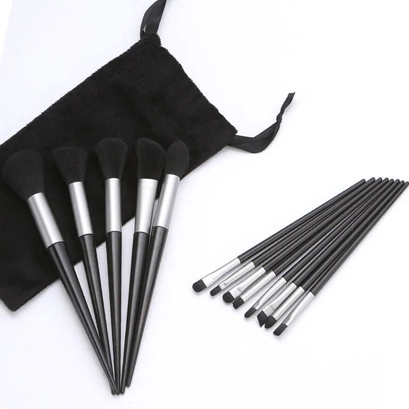 13Pcs Soft Fluffy Makeup Brushes Set for cosmetics Foundation Blush Powder Eyeshadow Kabuki Blending Makeup brush beauty tool - Slobuy