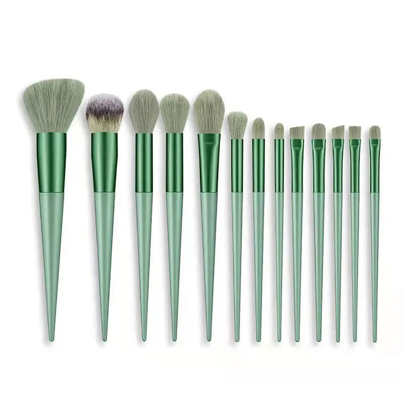 13Pcs Soft Fluffy Makeup Brushes Set for cosmetics Foundation Blush Powder Eyeshadow Kabuki Blending Makeup brush beauty tool - Slobuy