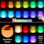13 Color Changing Night Light RGB Remote Control Touch Dimmable Lamp Portable Table Bedside Lamps USB Rechargeable Night Lamp - Slobuy