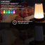 13 Color Changing Night Light RGB Remote Control Touch Dimmable Lamp Portable Table Bedside Lamps USB Rechargeable Night Lamp - Slobuy