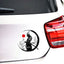 13cm For Samurai Warrior Car Accessories Sticker Scratch-Proof Sunscreen Decor Camper Windows Graffiti Decal - Slobuy