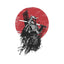 13cm For Samurai Warrior Car Accessories Sticker Scratch-Proof Sunscreen Decor Camper Windows Graffiti Decal - Slobuy