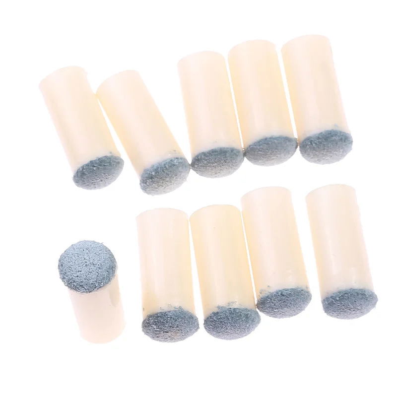 10pcs 10/13mm Slip-on Billiards Cue Tips Protector Pool Cue Stick Entertainment Billiard Snooker Accessories High Quality - Slobuy