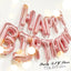 13pcs Birthday Balloon Rose Gold Color Foil Letter Balloons Set Happy Birthday Decoration Globos Kids Party Supplies - Slobuy