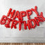 13pcs Birthday Balloon Rose Gold Color Foil Letter Balloons Set Happy Birthday Decoration Globos Kids Party Supplies - Slobuy