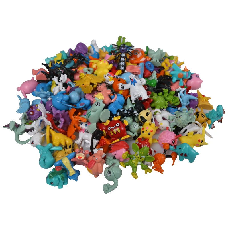 144 Style Pokemon Figure Toys Anime Pikachu Action Figure Model Ornamental Decoration Collect Toys For Children's Christmas Gift - Slobuy