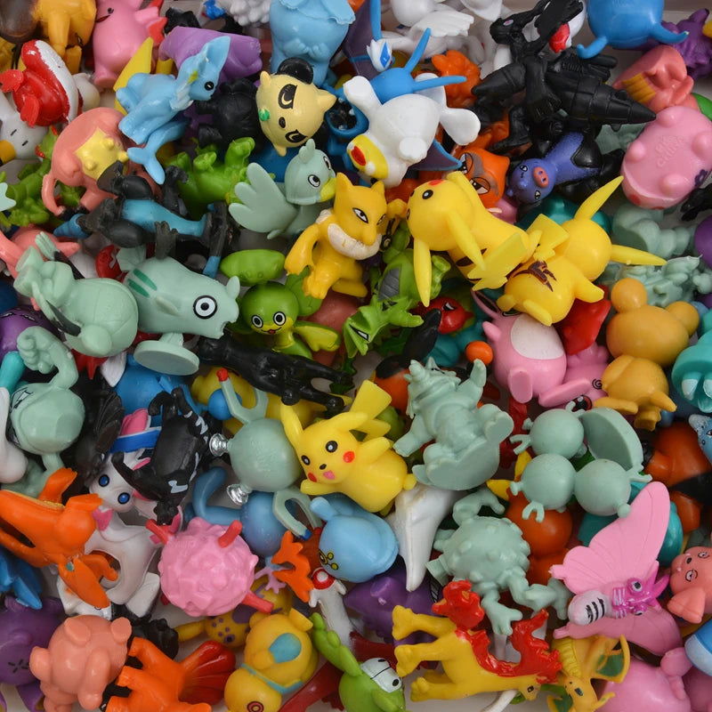 144 Style Pokemon Figure Toys Anime Pikachu Action Figure Model Ornamental Decoration Collect Toys For Children's Christmas Gift - Slobuy