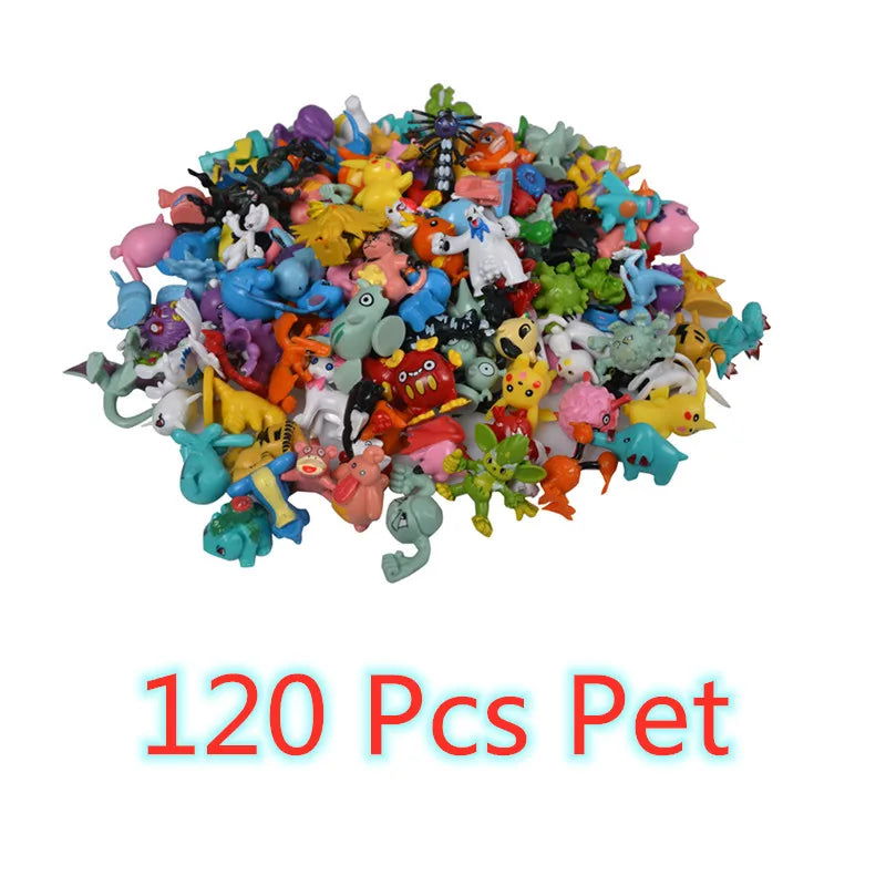 144 Style Pokemon Figure Toys Anime Pikachu Action Figure Model Ornamental Decoration Collect Toys For Children's Christmas Gift - Slobuy