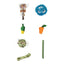 14Pcs Guinea Pig Rabbit Chew Toys Tooth Cleaning Toy for Bunny Hamster Molar Toys for Teeth Health Rabbit Accessories - Slobuy