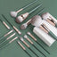 14Pcs Makeup Brushes Set Large Fluffy Soft Eye Shadow Foundation Brush Women Cosmetic Powder Blush Blending Beauty Make Up Tools - Slobuy