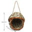14Styles Birds Nest Bird Cage Natural Grass Egg Cage Bird House Outdoor Decorative Weaved Hanging Parrot Nest Houses Pet Bedroom - Slobuy