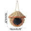 14Styles Birds Nest Bird Cage Natural Grass Egg Cage Bird House Outdoor Decorative Weaved Hanging Parrot Nest Houses Pet Bedroom - Slobuy