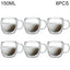 80ML/150ML 2-18PCS Double Wall Glass Kung Fu Tea Cup Transparent Coffee Milk Water Mug High Borosilicate Glass Drinkware Tea Set - Slobuy