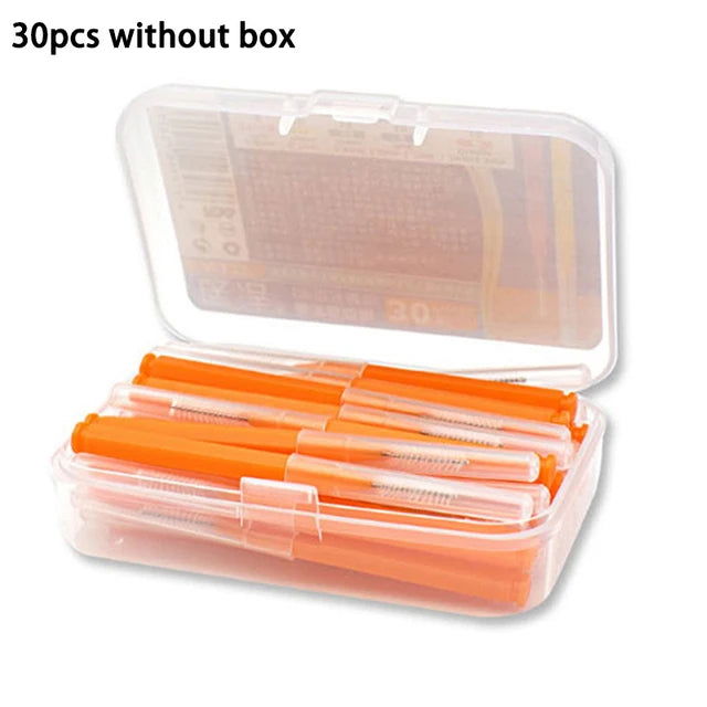 30/150Pcs Interdental Brushes Health Care Tooth Escova Interdental Cleaners Orthodontic Dental Teeth Brush Oral Hygiene Tool - Slobuy
