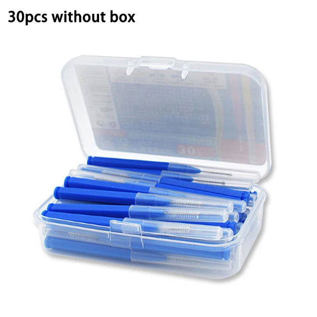 30/150Pcs Interdental Brushes Health Care Tooth Escova Interdental Cleaners Orthodontic Dental Teeth Brush Oral Hygiene Tool - Slobuy