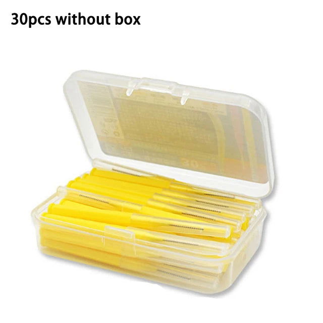30/150Pcs Interdental Brushes Health Care Tooth Escova Interdental Cleaners Orthodontic Dental Teeth Brush Oral Hygiene Tool - Slobuy