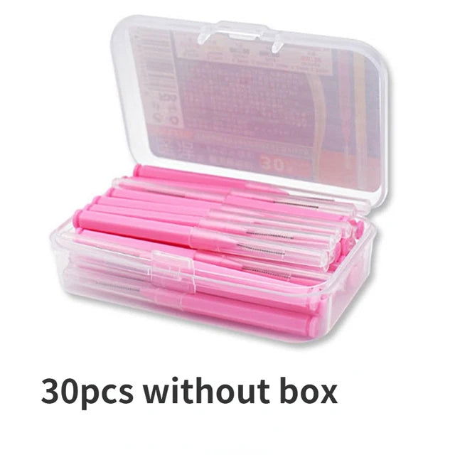 30/150Pcs Interdental Brushes Health Care Tooth Escova Interdental Cleaners Orthodontic Dental Teeth Brush Oral Hygiene Tool - Slobuy