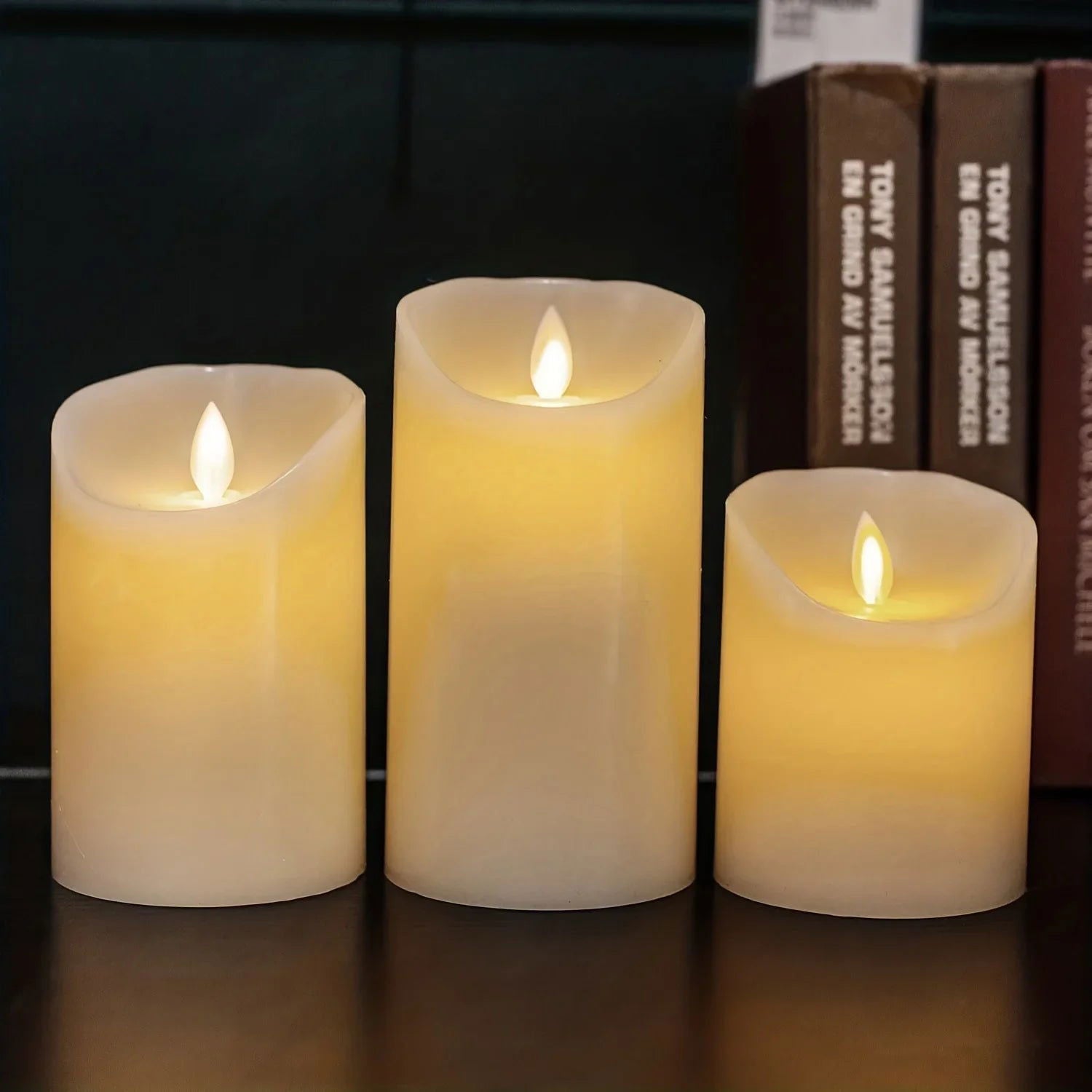 1Pc 10/12.5/15CM LED Electric Candle Lamp Flameless Candles Battery Powered Candles for Wedding Decor Birthday Party Supplies - Slobuy