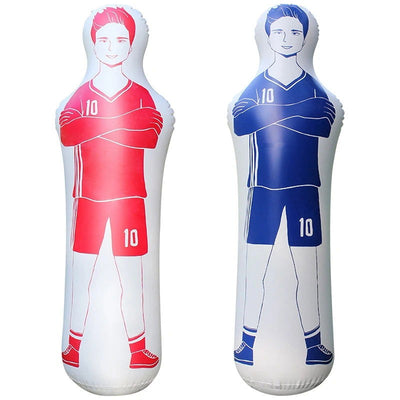 160CM New PVC Adult Inflatable Football Training Goal Air Soccer Training Dummy Tool Inflatable Wall - Slobuy