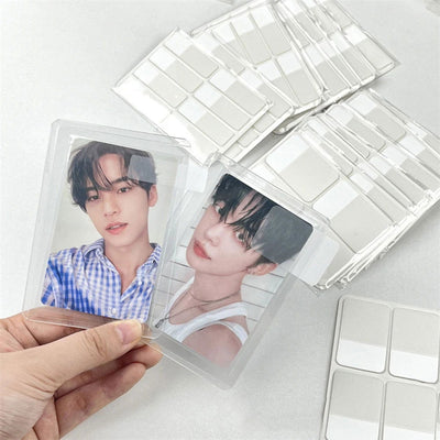 80/160Pcs Transparent Sticky Notes Memo Bookmark Marker Sticker Self Adhesive Label Paper Office School Supplies Stationery - Slobuy