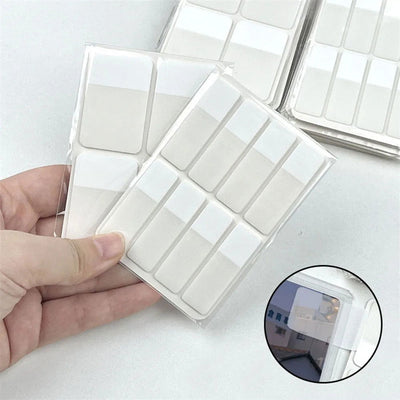 80/160Pcs Transparent Sticky Notes Memo Bookmark Marker Sticker Self Adhesive Label Paper Office School Supplies Stationery - Slobuy