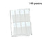 80/160Pcs Transparent Sticky Notes Memo Bookmark Marker Sticker Self Adhesive Label Paper Office School Supplies Stationery - Slobuy