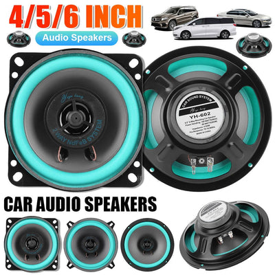 4/5/6 Inch Car Speakers 100/160W HiFi Coaxial Subwoofer Universal Automotive Audio Music Full Range Frequency Car Stereo Speaker - Slobuy