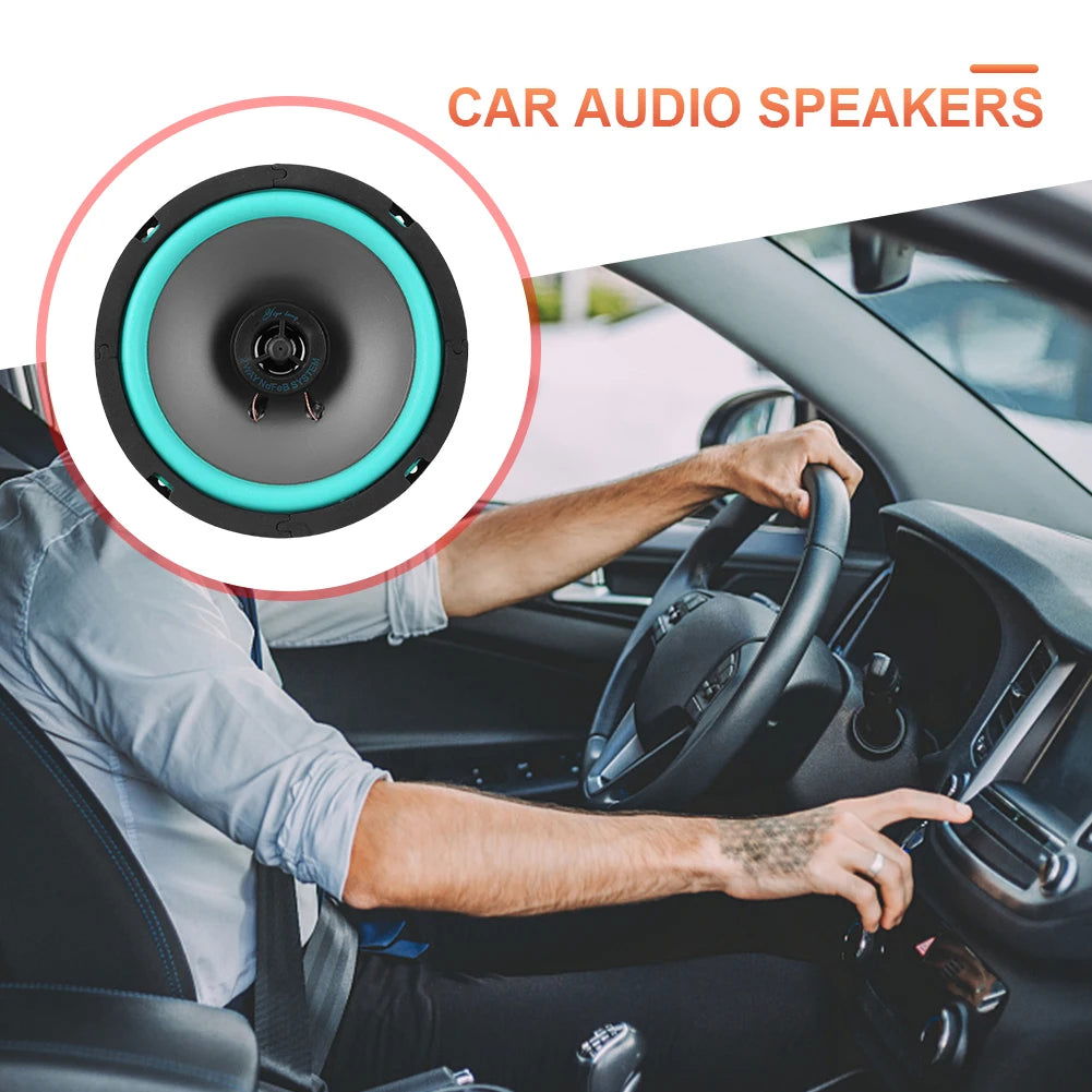 4/5/6 Inch Car Speakers 100/160W HiFi Coaxial Subwoofer Universal Automotive Audio Music Full Range Frequency Car Stereo Speaker - Slobuy