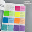 160 Sheets 8Colors Transparent Sticky Notes Scrapes Stickers Note Pads Paper Clear Notepad School Stationery Office Supplies - Slobuy